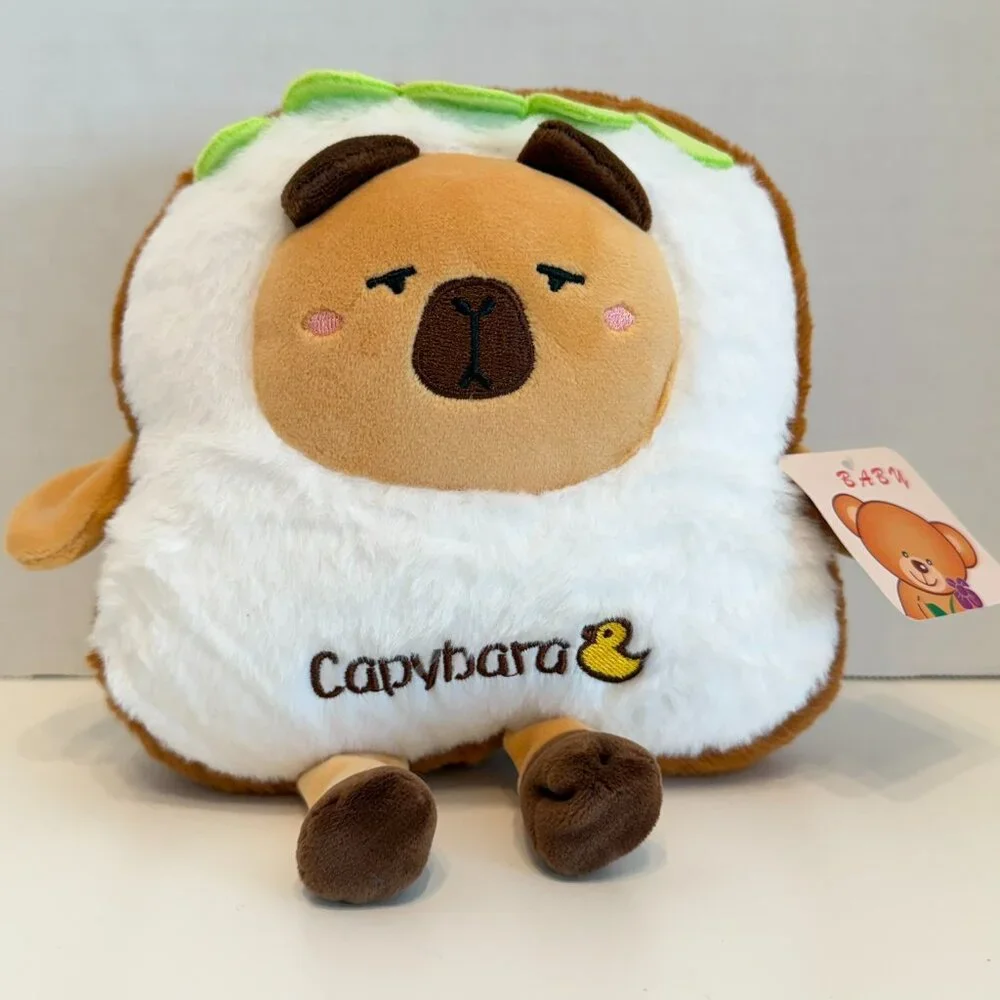 Capybara Avocado‎ Toast Plush Toy (BRAND-NEW W/TAGS)